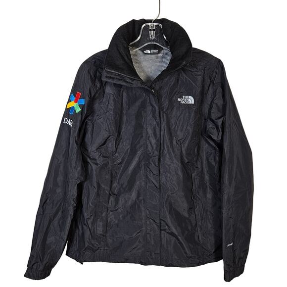 The North Face Resolve 2 Jacket Womens Medium Coat TNF Black Windbreaker Outdoor - Picture 1 of 15